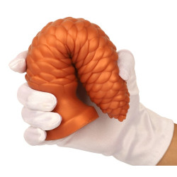 TheAssGasm Plug Long Pine M 18 x 5 cm Orange